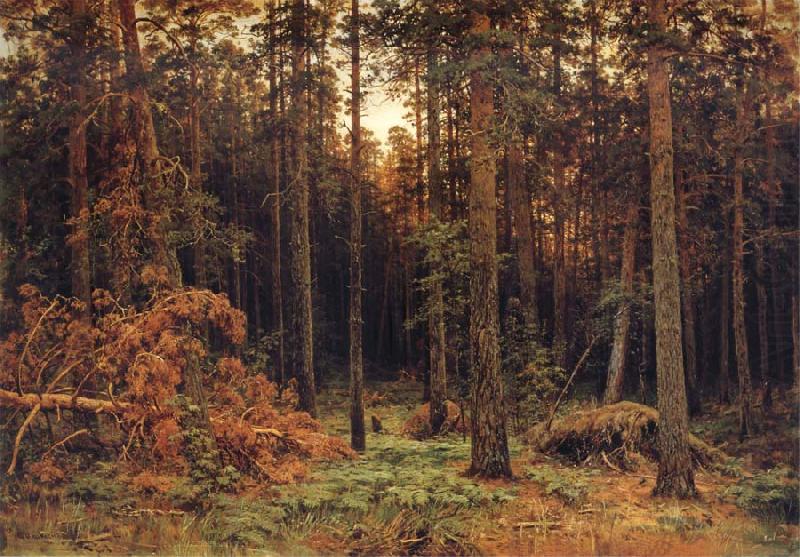 Pine tree, Ivan Shishkin